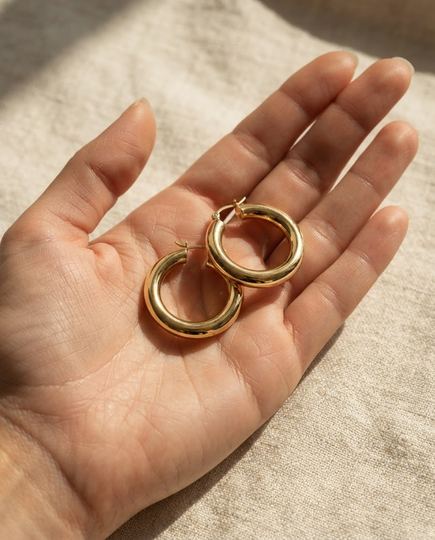 Pieza 4: los aros en la palma de una mano